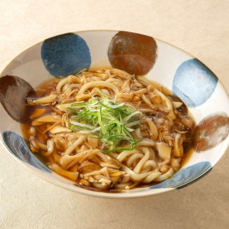 きのこの餡かけおうどん