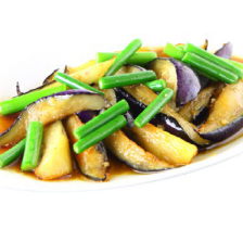 なすとニンニクの芽和え