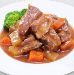 牛バラの醤油煮/牛肉とアスパラ炒め