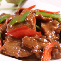 牛肉のオイスターソース炒め