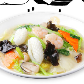 海鮮あんかけ焼きそば