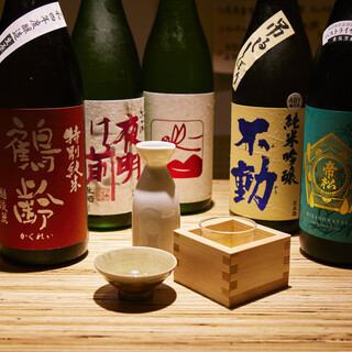 Make a reservation in advance to save money! 2-hour all-you-can-drink course with 9 dishes of nigiri sushi made by Edomae craftsmen and local sake carefully selected by the staff