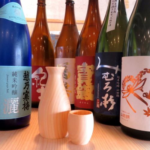 Sake and yakitori carefully selected by the owner!