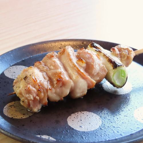 朝引き鶏の使用の焼鳥