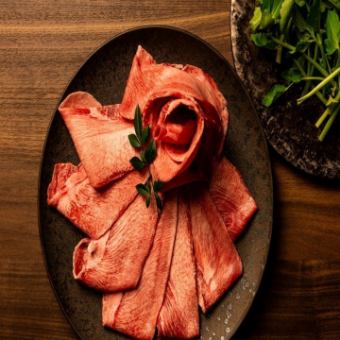 [Black tongue shabu-shabu hot pot course] <Kuroge Wagyu beef> Enjoy rare black tongue and seasonal flavors