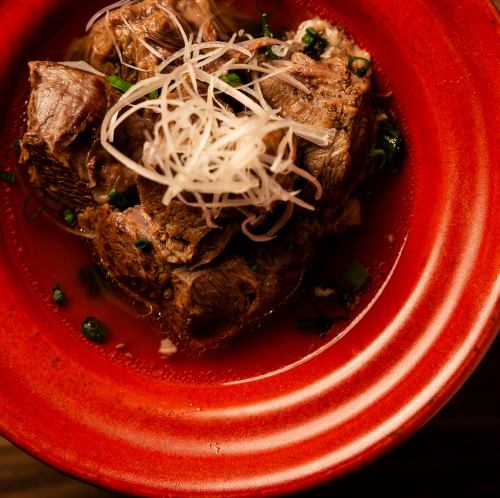 Beef tendon stewed in Kyoto miso / Beef shank stewed with grated daikon radish and ponzu sauce