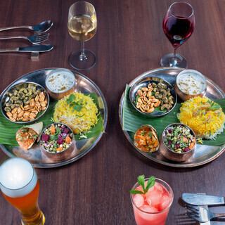【二次会コース】軽めの南インド料理と飲み放題プラン◇全6品3990円(税込)※20時以降限定