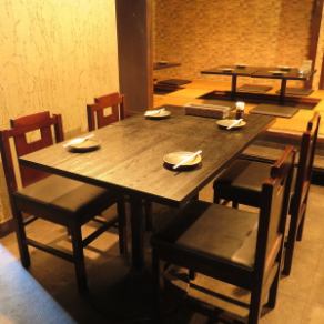 [Table seats] Also for girls-only gatherings and small-group drinking parties ◎ Seats can be increased or decreased according to the number of people! Please feel free to contact us.Open until 3:00 the next morning! 4 minutes walk from Namba station ♪