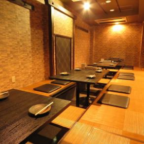 [Digging Tatsuno seat] The private room of Digging Tatsuno can be reserved for groups! For various banquets ♪ It is a popular private room, so it is recommended to make an early reservation ◎