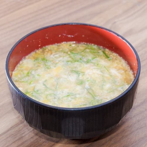 Egg soup