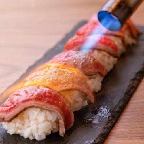 All-you-can-eat meat sushi from 1,480 yen