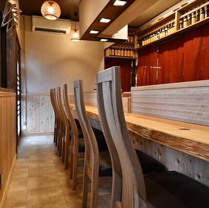 店主がこだわった快適空間