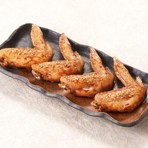 【揚げ物】手羽先揚げ　4本<味噌たれ>