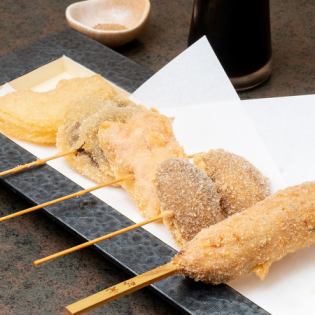 串揚げ五種盛合せ