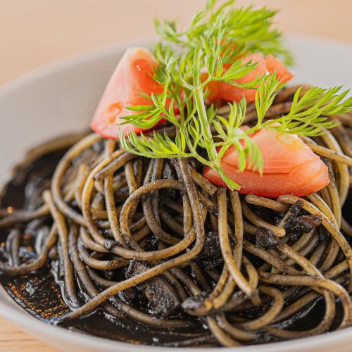 Our exquisite squid ink pasta