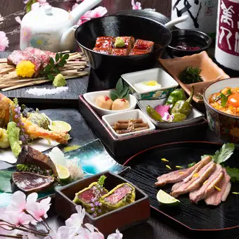 【飲み放題付き】炉端・藁焼き 会席コース◆8000円(税込)