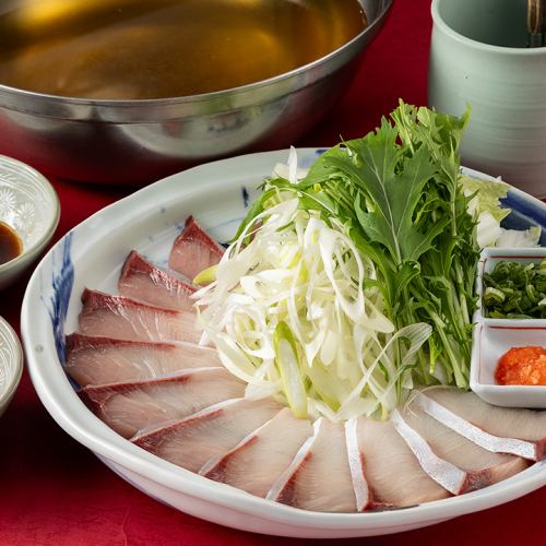 【大分県産ひろびろぶり】寒ぶりしゃぶしゃぶ鍋 一人前