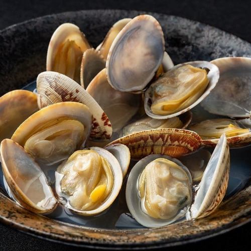 あさりの酒蒸し / あさりバター 各