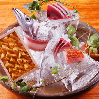 【当店一番人気!】~鯛めし付き~鮮コース+2h飲み放題付き《おひとり様・8,000円》
