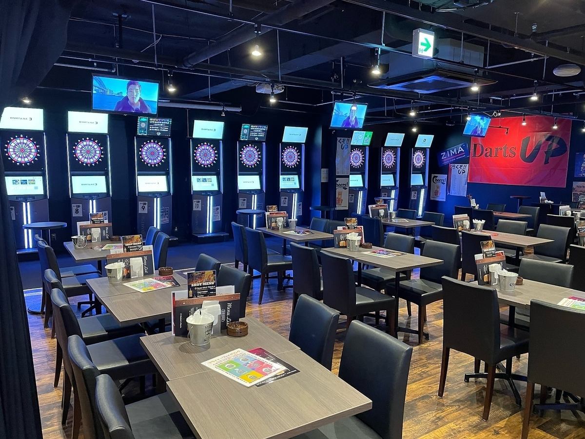 Equipped with the latest darts ☆ Reserved for up to 300 people! Course with all-you-can-drink for 3 hours is 3,000 yen! All seats are smoking.