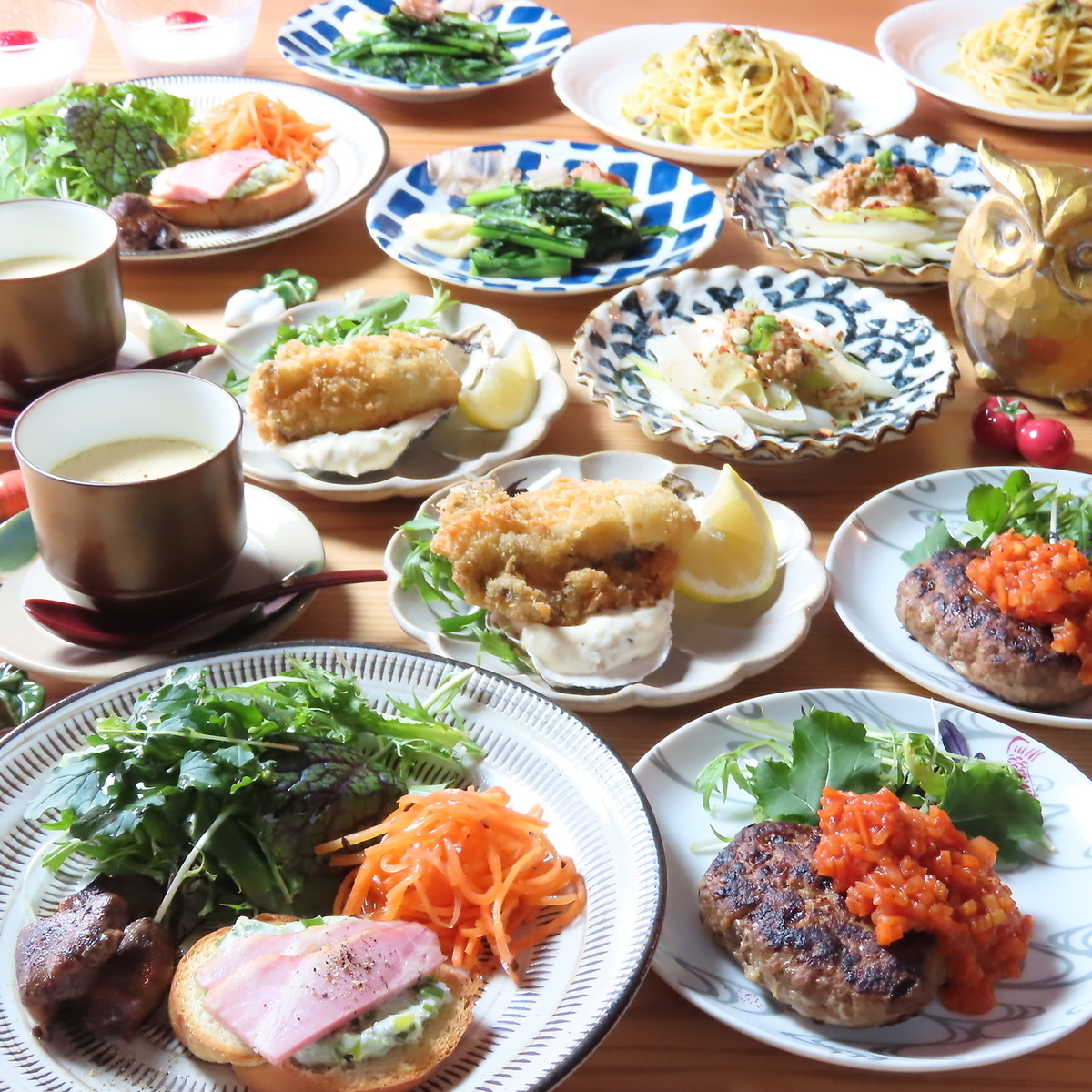 産地にこだわった野菜とお酒をゆったりお楽しみください♪