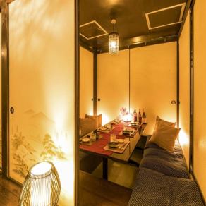 [Private room for 6 to 8 people] We have a complete private room.Recommended for private drinking parties with friends.(Kawasaki Private Room Izakaya Local Chicken All-You-Can-Drink Banquet Entertainment Girls' Association Birthday Anniversary)