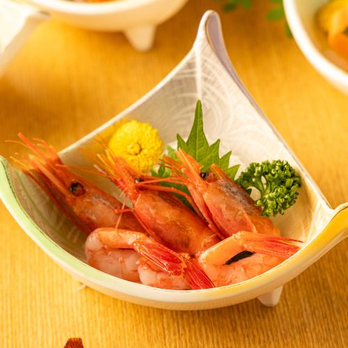 Sweet shrimp sashimi