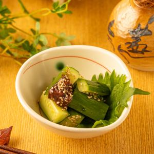 Moro miso cucumber