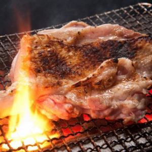 大山鶏の柚子胡椒1枚焼き