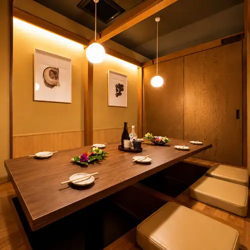 ■A spacious and luxurious private room, perfect for large group banquets!