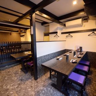 最大7名様までご利用可能♪仲良くテーブルを囲んで、め組こだわり料理を楽しんでいてはいかがでしょうか?