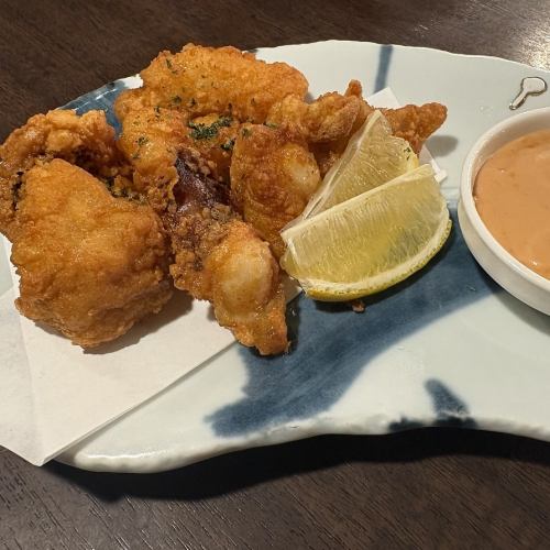 Deep fried octopus