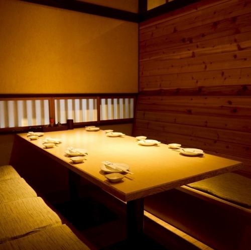 Stylish private rooms available