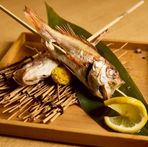 Grilled rosy seabass