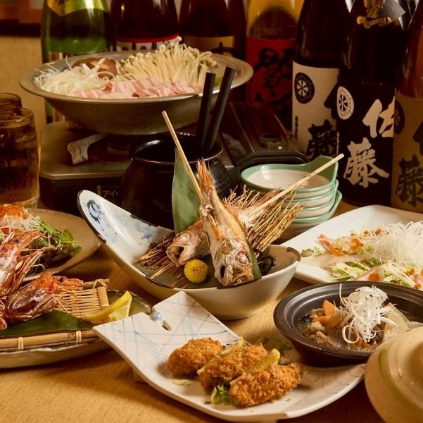 『炉端焼き・富山ブランド黒部名水豚の鍋』【2時間飲み放題付き】