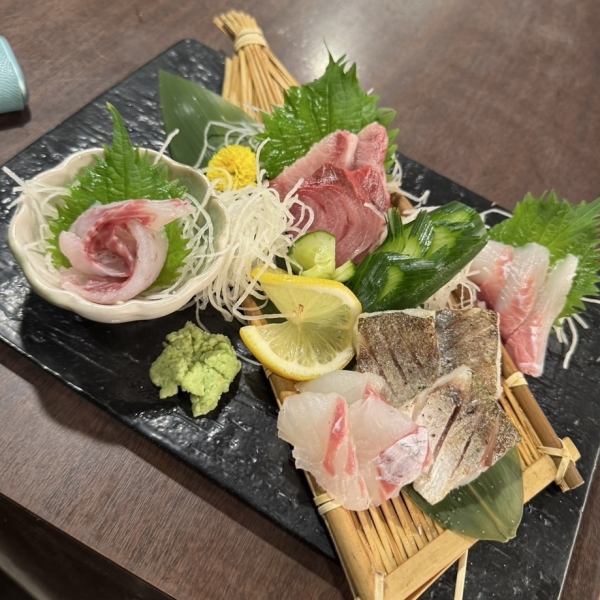 『富山湾直送』天然鮮魚のお造り『梅』