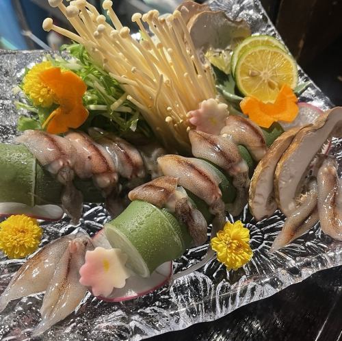 ≪富山湾≫ホタルイカのしゃぶしゃぶ