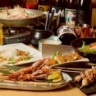【接待コース】3時間飲み放題＆本ズワイガニ＆料理個別出し＆炉端焼き＆肉寿司＆鯛しゃぶ