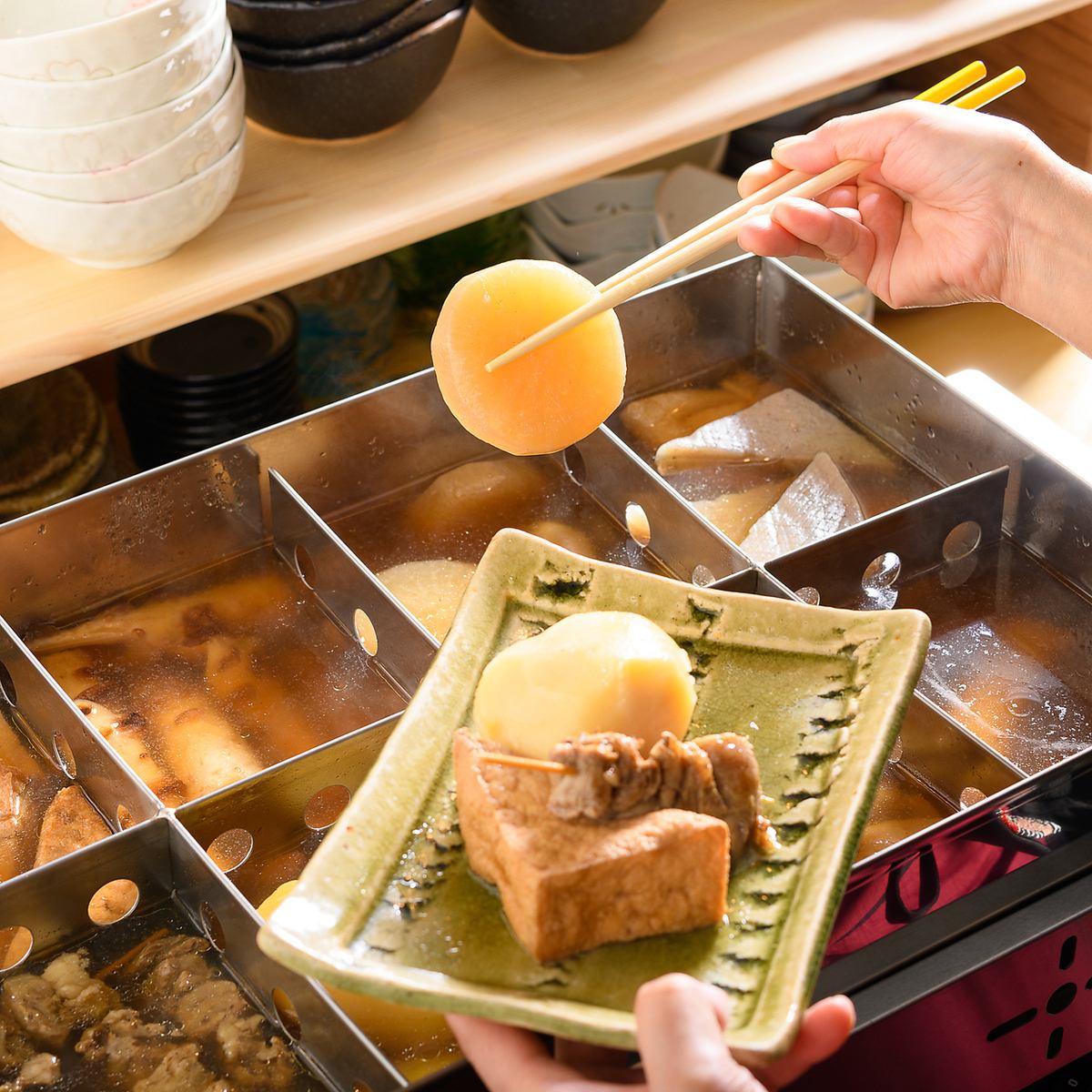 A shop located in the ancient city of Nara.You can enjoy your meal in a relaxed atmosphere with only counter seating.