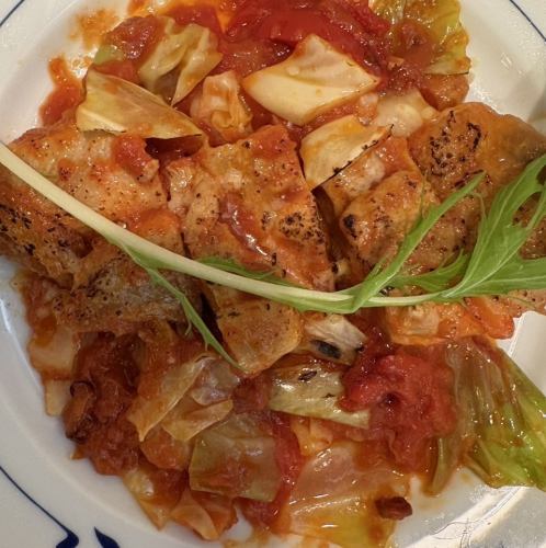 トマトチキン煮込み