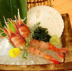天使の海老 生刺し（3本）