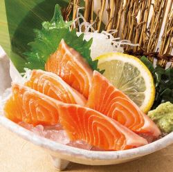 新鮮サーモン生刺し