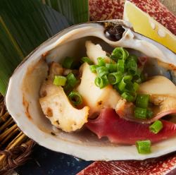 活ホッキ貝焼き