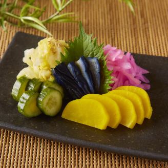 漬物盛り合わせ