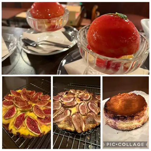 🍑ルモマンの休日ランチ🍑12:00-15:00(L・O)
9/13(日)の選べるパスタ
A冷製フェデリーニ
桃とブラッターチーズ レモンの香り
Bスパゲッティーニ
モロヘイヤのアンチョビトマトソース
9/13(日)の選べるスイーツ
1青梅の甘露煮とミルクジェラート
2ザレッティ 杏子のミルクジェラートと
3焦がしボトムのチーズケーキ
4イチジクのタルト シナモンの香り
5白いちじくとルバーブ、カスタードのタルト
6あかつきのピーチメルバ+1100円
※+1650円でハーフメルバ付き盛り合わせ
明日はランチがら空きです。
15時より17時は営業しますが、所用あります為、15時からのご予約は前日迄のご予約以外受付出来ません
予め、ご了承願います🤲
☎️0542510807
♯ルモマン静岡
♯静岡ワインバー
♯ワインとスイーツ
♯休日ランチ