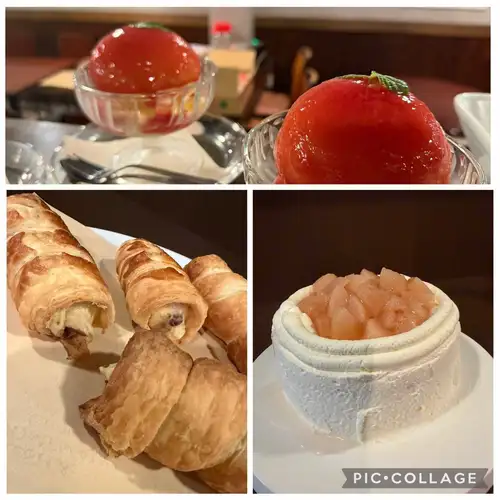 🍑Le Moman's Holiday Lunch🍑 12:00-15:00 (Last Order)
Pasta options for Tuesday, September 22nd
A Fedelini
Homemade bacon and tender eggplant in oil sauce
b Spaghettini
Mushrooms and potatoes with mentaiko cream sauce

Selectable sweets for Tuesday, September 22nd
1. Sweetened green plums and milk gelato
2 Zaletti Apricot Milk Gelato and
3. Castilloine de Crema (a traditional Spanish pastry)
4. White peach shortcake
5 Peach Melba + 1100 yen
6 half-portions of melpa (a type of savory pancake) assortment + 1650 yen

We have few reservations tomorrow as well.
The discount coupon for Peach Melba is valid until the 23rd.

Don't miss it!

#LeMomanShizuoka
#Shizuoka Wine Bar
#Wine and sweets
#HolidayLunch
Social Last Melba