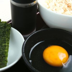 Egg-cooked rice/Yakiniku-specific rice each