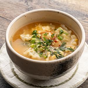 김타마만두 수프