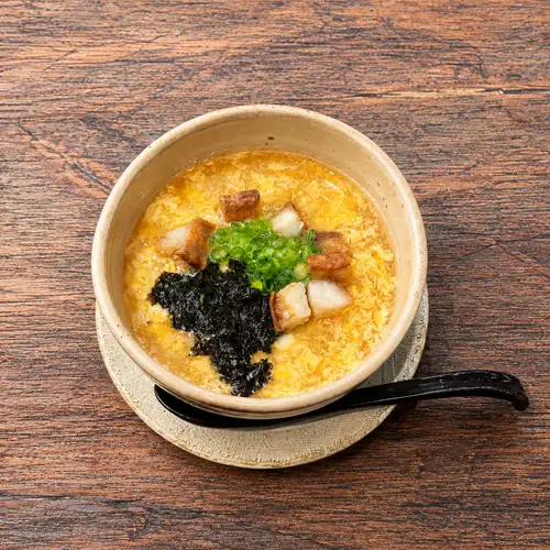 Kasu Zosui (rice porridge with kasu sauce)