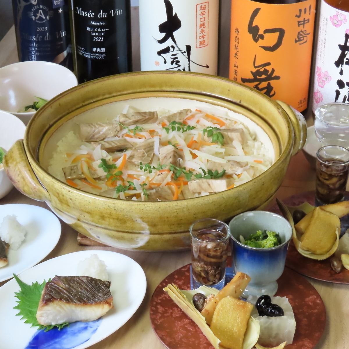 こだわりの食材を使用した贅沢コースが楽しめます!